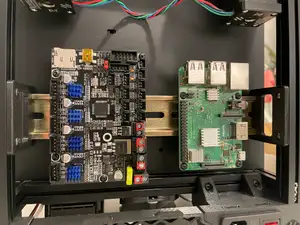 Voron V0.1 V0.2 DIN Rail Board Mounting System