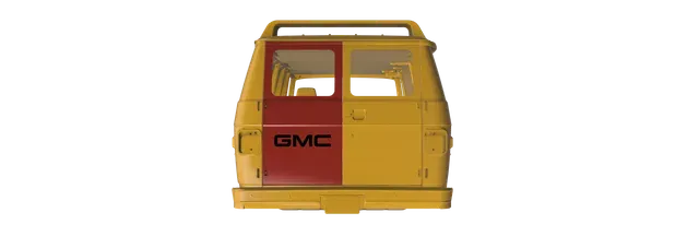 mAx Team GMC logo on the rear left door Upgrade for 3D SETS Model 14 (Max Team)