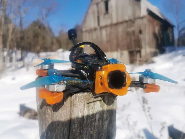 FPV *Pod* Mount: for O3, Walksnail, anything, Max-FOV, no props, max protection, any quad, any cam! — Фото 4 из 7