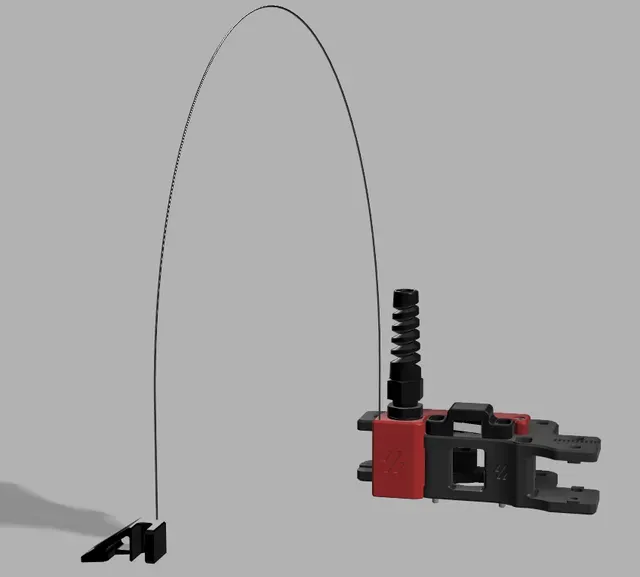 Voron 2.4r2 PG7 Cable Gland with Spring Steel Wire Cable Guide for Umbilical Mod and Y relocation