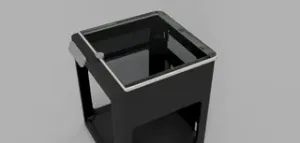 Bambu P1P - Armor X1 Top Glass Addon