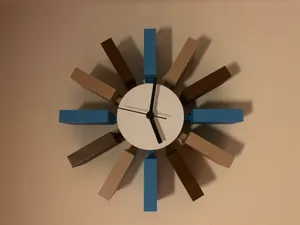 George Nelson Block Clock a mid century modern classic