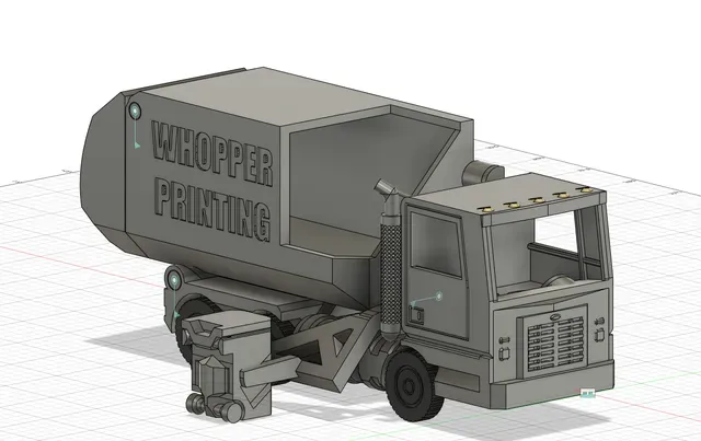 Functional Print-In-Place Garbage Truck — Image 5 of 5
