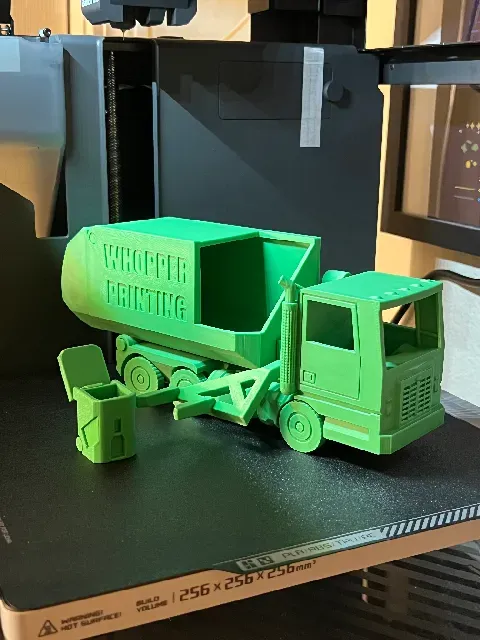 Functional Print-In-Place Garbage Truck — Image 2 of 5