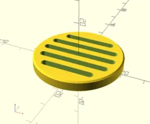 Round Shower Drain Grate