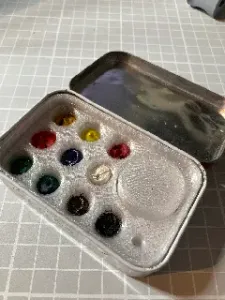 Altoids/ Barkley's insert: Watercolour on the go