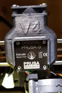 Prusa i3 MK3s/MK3s+ Extruder Stepper cooler airduct