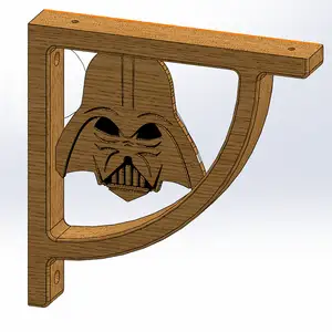 EQUERRE D'ÉTAGÈRE / shelf bracket Star Wars Dark Vador