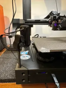 Camera mount for Ender 3 S1 Pro front corners