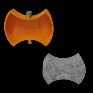 Paving brick mold axe