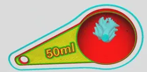 Dispensing spoon / Dosierlöffel 10-50ml