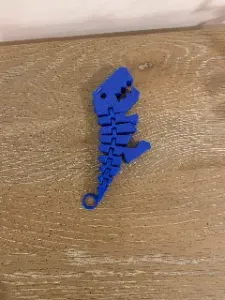 flexi rex key ring on tail