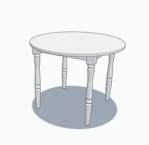 Barbie Doll Round Table 1/6 scale