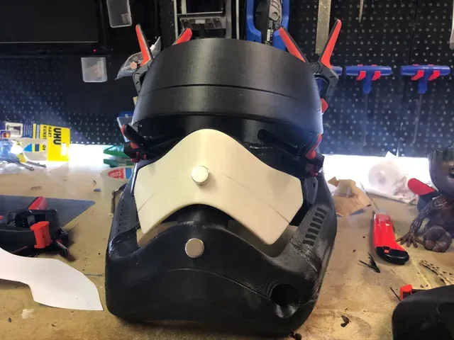 Stormtrooper First Order TFA Helmet | Screen-Accurate Star Wars Cosplay Prop — Фото 15 из 17