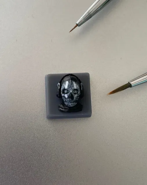 MWII Ghost Keycap