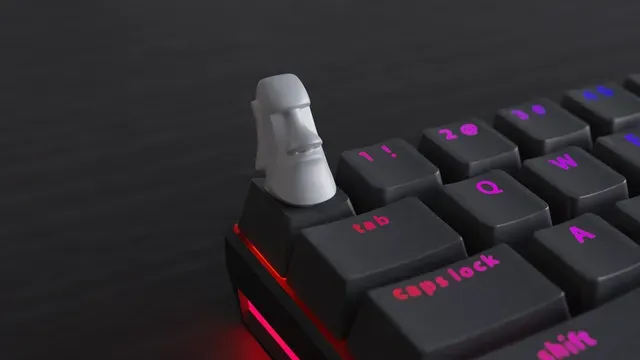Keycap Moai