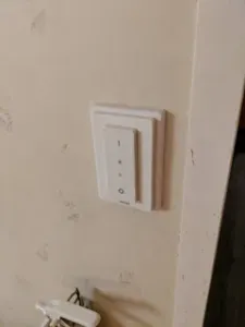Hue light switch mount