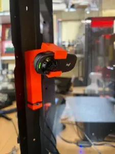 Camera mount for Logitech C270 Webcam in Prusa Original Enclosure