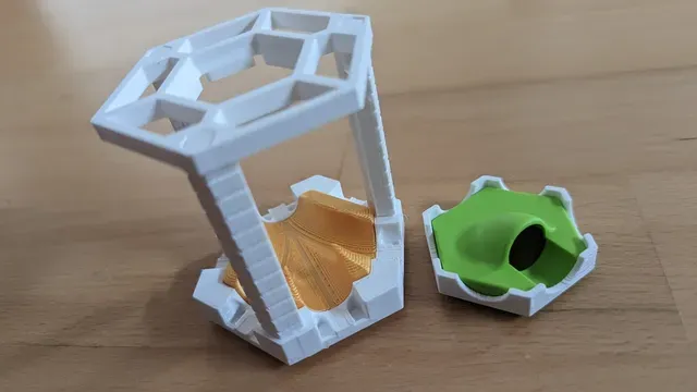 Marble run - Base Tile & Elevation System (Height stones) (Gravitrax compatible) — Image 6 of 7