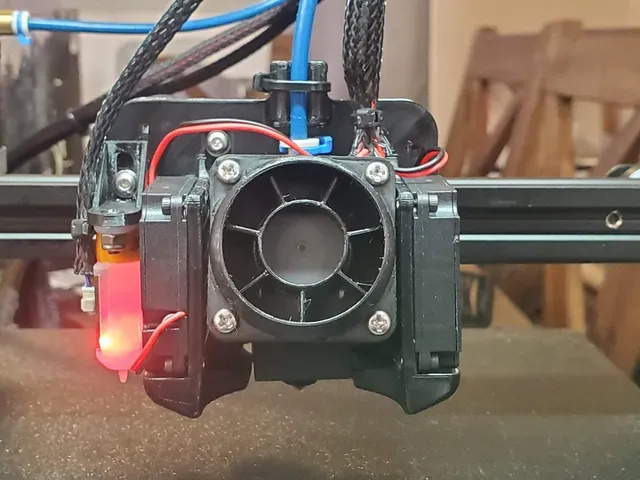 Dual Cooling Fan Upgrade with BLtouch Mount for Creality Ender 3 V2 (Remix) — Фото 5 из 8