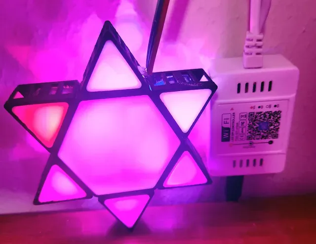 Baby Neopixel Nanoleafs (No Screws, No supports!) — Фото 8 из 13
