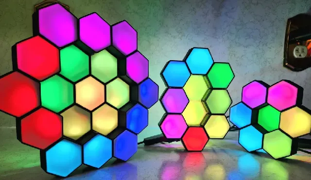 Baby Neopixel Nanoleafs (No Screws, No supports!) — Фото 4 из 13