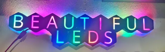 Baby Neopixel Nanoleafs (No Screws, No supports!) — Фото 13 из 13