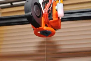 HI-flow Extruder-Head For ANYCUBIC i3 MEGA fan-bracket for 5015 Blower fan