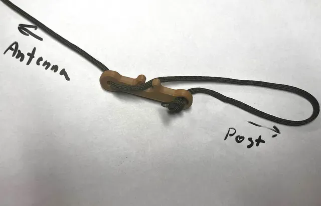 QRP dipole antenna for ham radio, or short wave listening — Image 5 of 7