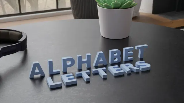 Alphabet Letter U