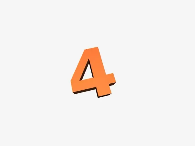 Alphabet Number 4