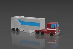 Print in Place Opimus Prime Truck V2