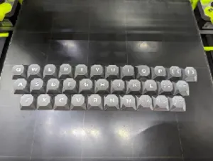 Complete Alps stem keycap set optimized for 3D printing (GEM profile, multi-material)