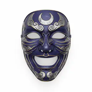 Japanese Moon Samurai, mask, cosplay, wearable, costume, face, helmet