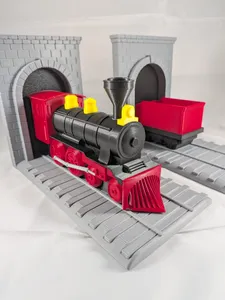 Train Bookends - Steam Train Book End
