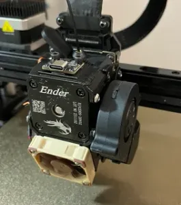 Creality Ender 3 V3 SE extruder motor mount for fly-adxl345 accelerometer