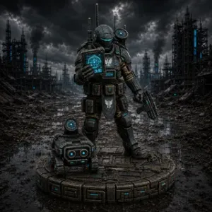 Vorrakai Frontiers – Veyr Compact – Drone Handler (Sci-Fi 3D Printable Miniature STL)