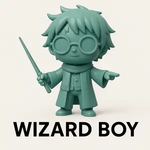 Wizard Boy Figure – Inspired by Harry Potter