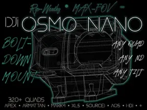 DJI Osmo Nano Bold-Down FPV Mount Project