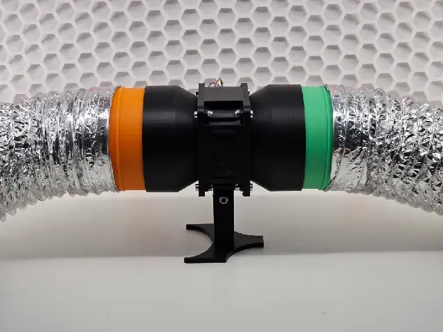 Solder Fume Exhaust 80mm Fan to 100mm duct /tube — Image 15 of 15