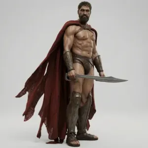 300 - King Leonidas Standing with Sword - 2006