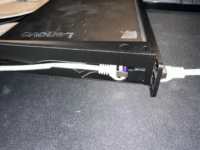 Lenovo ThinkCentre Tiny 10" Rack Mount - now with optional Keystone Sockets (M720q, M920q, P330, etc.) — Фото 4 из 5