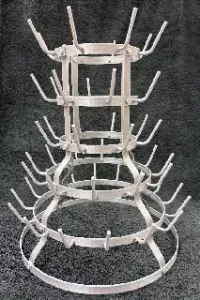 Model of Marcel Duchamp's Bottle Rack by williamCromar