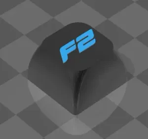 F2 Logo Keycap