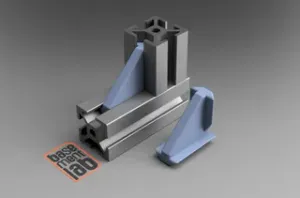 2020 T-Slot 45_90 connector Hidden Mount Aluminium Profile
