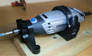 Dremel holder latched