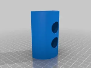 Customisable - Wall mount pen holder or storage tib - optional latice base - openscad - parametric