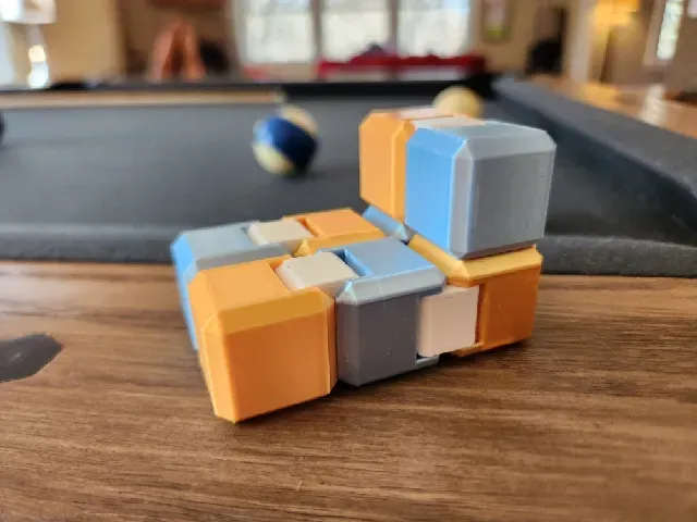 Infinity Fidget Cube (Snap-Together, Rugged & Parameterized) — Image 3 of 5