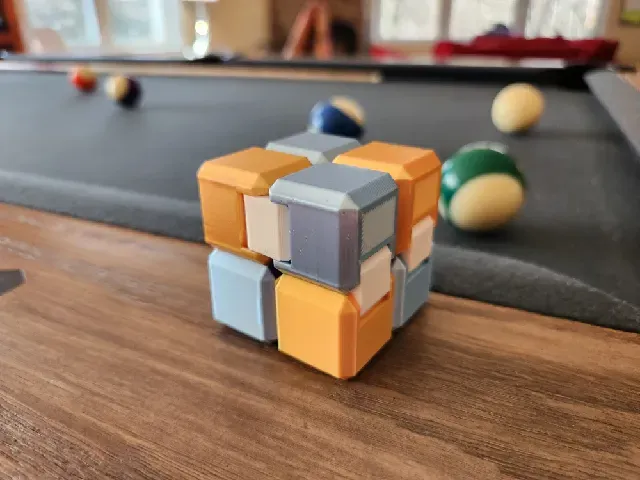 Infinity Fidget Cube (Snap-Together, Rugged & Parameterized) — Image 2 of 5