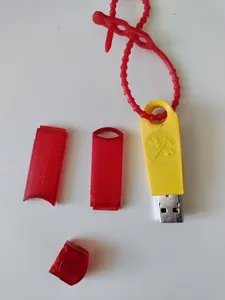 USB Flash Drive / Pendrive Case Keyring